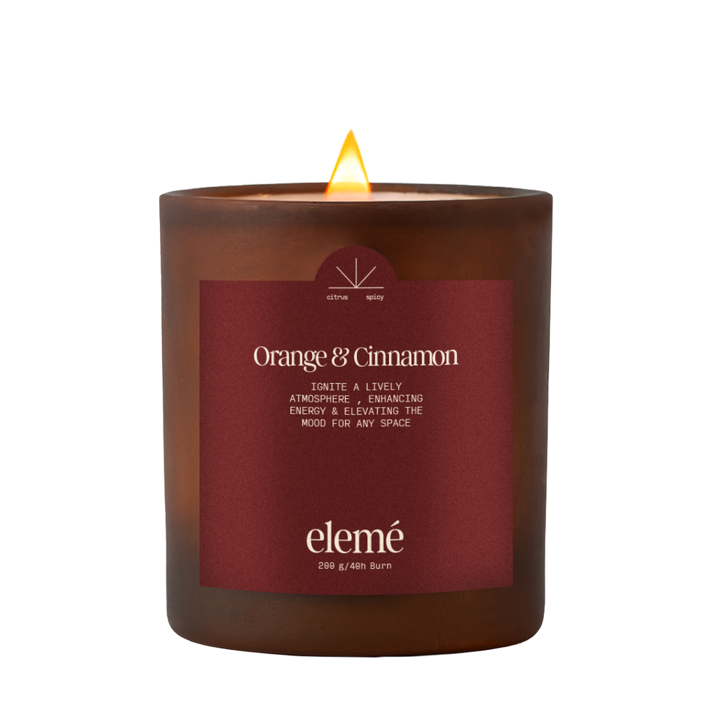 Orange & Cinnamon Candle