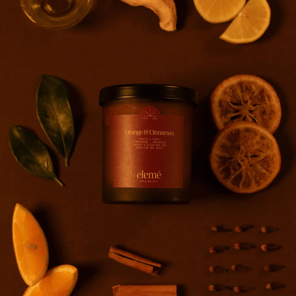 Orange & Cinnamon Candle
